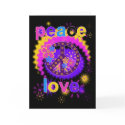 Peace and Love Greeting Card