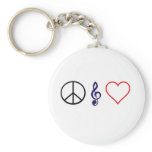 Peace and Love keychains