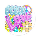 Peace And Love stickers