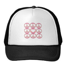 Peace and Love Trucker Hat
