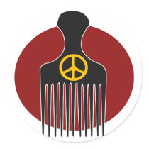 Peace and Nappyness Sticker