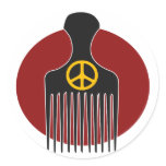 Peace and Nappyness Sticker