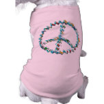 Peace Art Symbol Doggie T Shirt