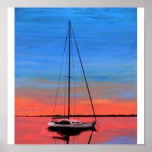 Peace At Sundown Print