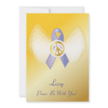 Peace Be With You! Stomach Cancer Ribbon-Customise invitations