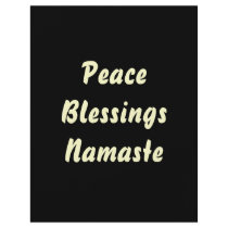 Peace, Blessings, Namaste. Custom Flyer