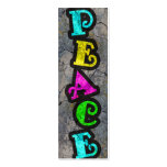 Peace Bookmarks business cards