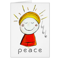 Peace Buddha Card