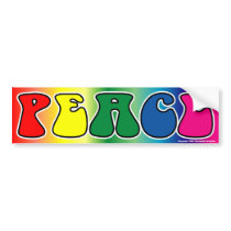 Peace Bumper Sticker