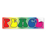 Peace Bumper Sticker bumper stickers