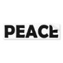 peace bumper sticker