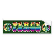 Peace Bumper Sticker
