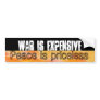 peace bumper sticker