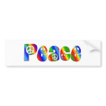 PEACE bumper stickers