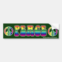 Peace Bumper Sticker