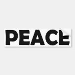 peace bumper sticker