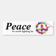 Peace Bumper Sticker