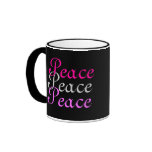Peace Butterfly mugs