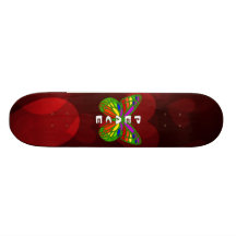 Peace Butterfly Skate Board