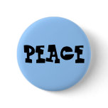 PEACE PINBACK BUTTON