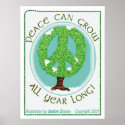 Peace Can Grow Poster posters