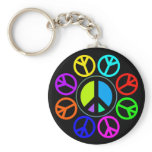 PEACE COLOR WHEEL keychains