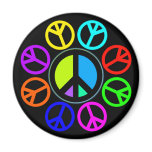 PEACE COLOR WHEEL magnets