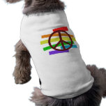 peace colour flag cloth-like pet clothing
