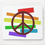 peace colour flag cloth-like mousepads