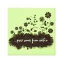 Peace comes from within Canvas Print canvas prints