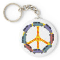 Peace Cube Key Chain keychains