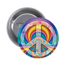 peace - Customised Pinback Button