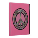PEACE DAZZLE PINK iPad Folio Case