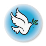 peace dove fridge magnet