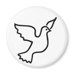 Peace Dove magnets