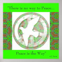 Peace Dove - Mandala Poster - With Quote.1