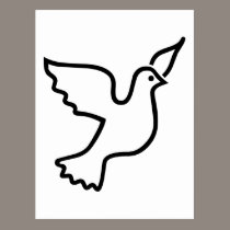 Peace Dove postcards