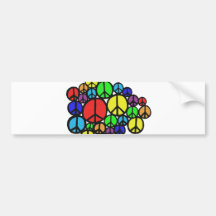 Peace Everywhere! Bumper Sticker