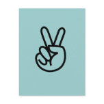 Peace Fingers postcards