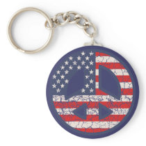 Peace-Flag-dist Keychains