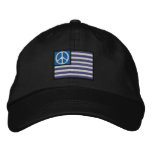 Peace Flag embroidered hats
