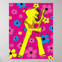 Peace Flower Poster posters