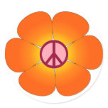 Peace Flower sticker