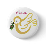 Peace for Christmas buttons