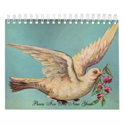 Peace for the new year...Calender 2010 Calendars by mythreebelles