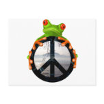 peace frog1 postcards