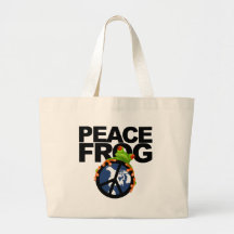 Peace, Frog-2 Canvas Bag
