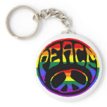 Peace - Gay Flag keychains