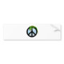 PEACE GECKO BUMPER STICKERS