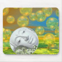 Peace – Golden and Emerald Serenity mousepads